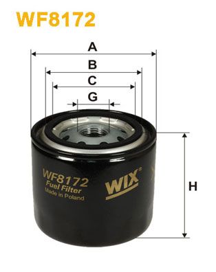 WIX FILTERS kuro filtras WF8172